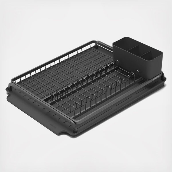 Compact Dish Drying Rack with Drip Tray - Thumbnail 5