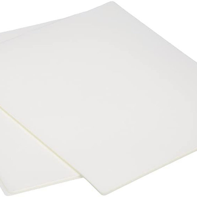 AmazonBasics Thermal Laminating Plastic Laminator Sheets - 8.9 Inch x 11.4 Inch, 50-Pack