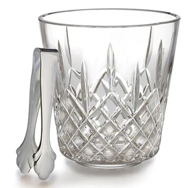 Waterford Lismore Ice Bucket & Tongs