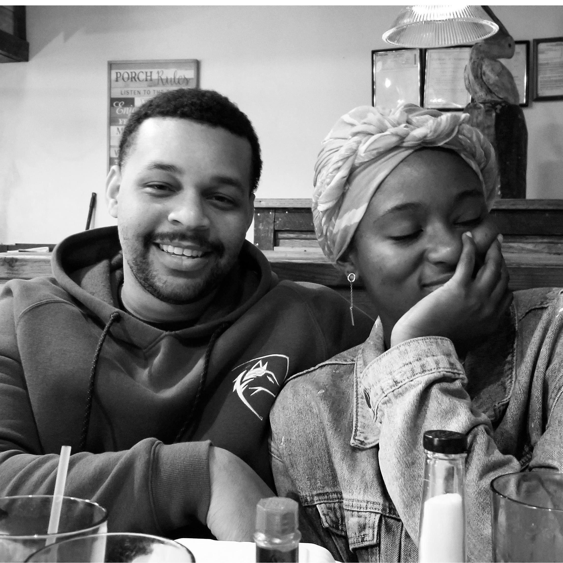 Dinner with family always brings us joy.