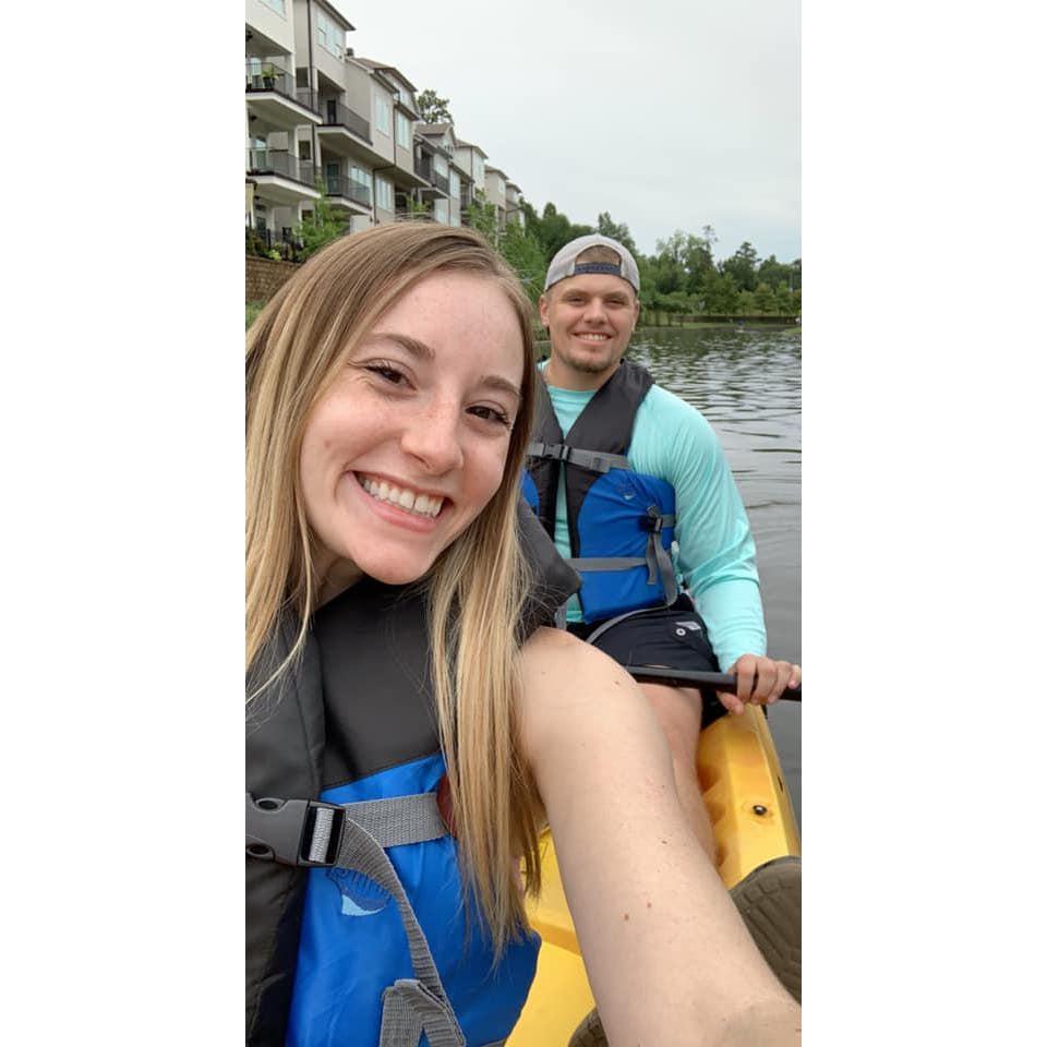 Kayaking on Lake Woodlands
June 2020