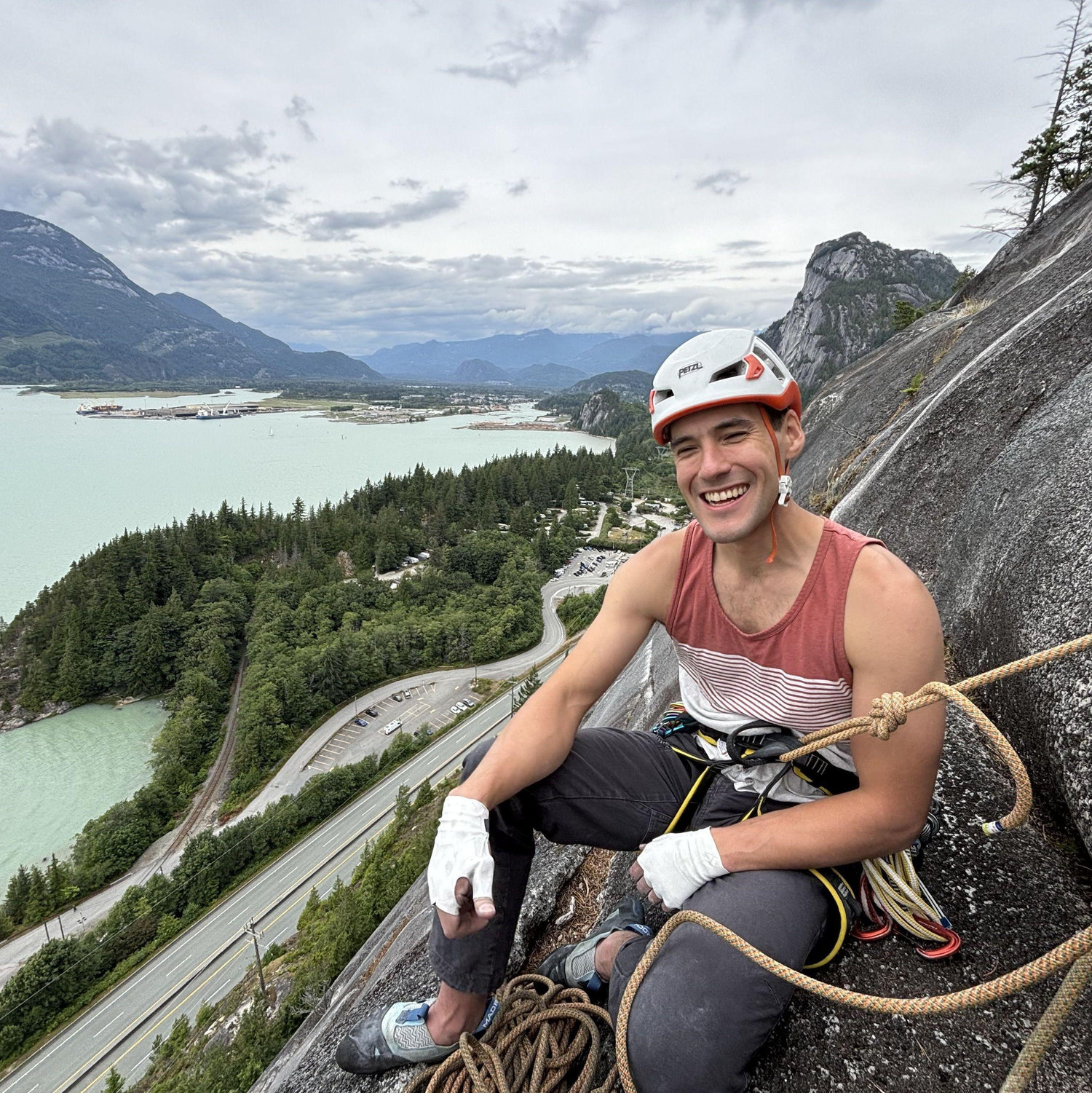 One of many recent adventures in Squamish, BC.