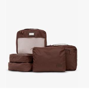 Packing Cubes Set (5 Pieces) in Walnut
