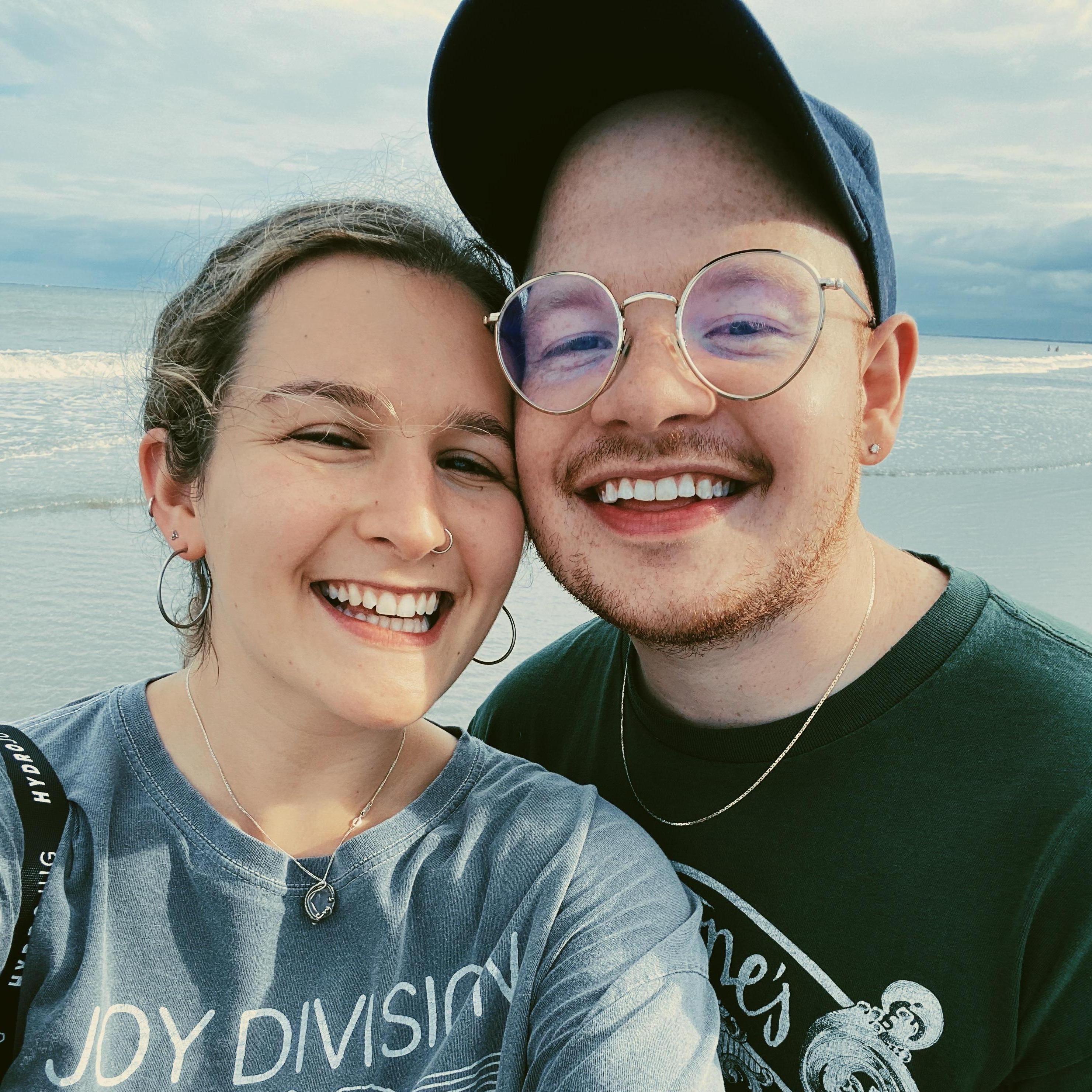 Our very first time on Sullivan's Island, a place we love and the spot where Graham would later propose :)