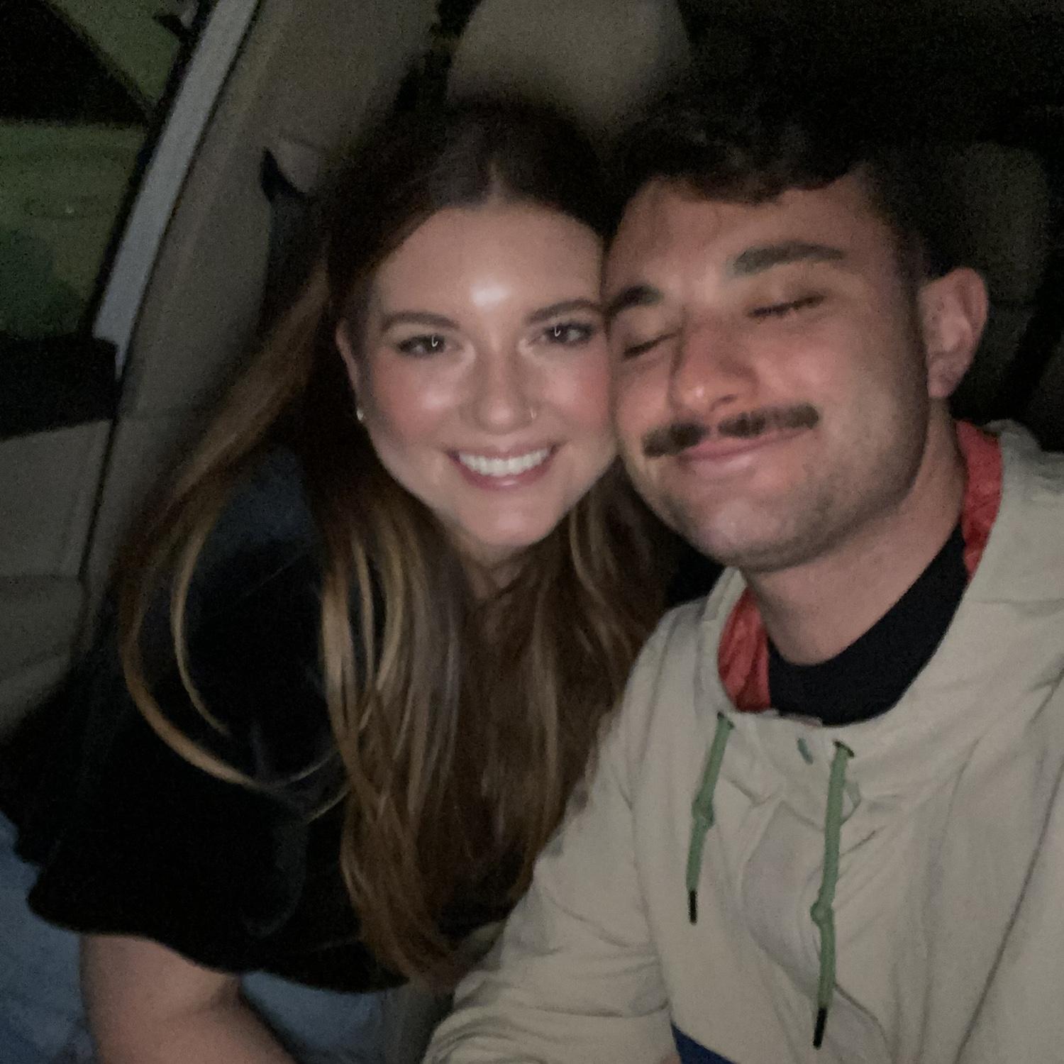 Our first Valentine’s Day date together. We got our favorite- sushi!