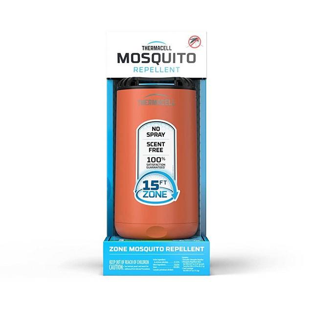 Thermacell Patio Shield Mosquito Repeller, Highly Effective Mosquito Repellent for Patio; No Candles or Flames, DEET-Free, Scent-Free, Bug Spray Alternative; Includes 12-Hour Refill