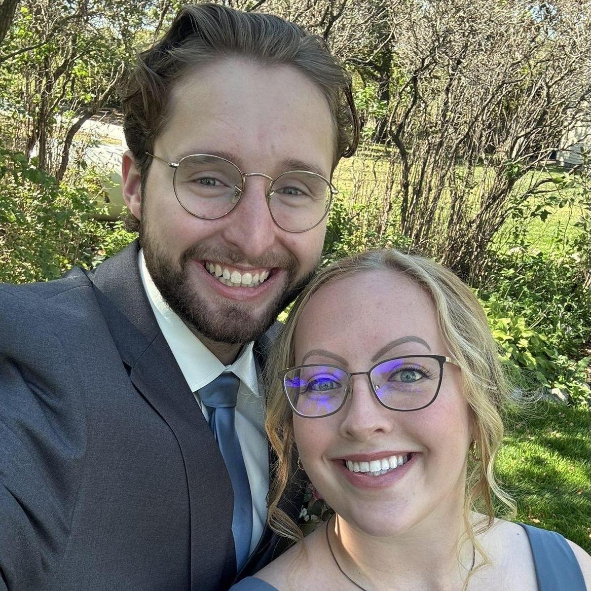 Celebrating at Alexus and Taylor's wedding