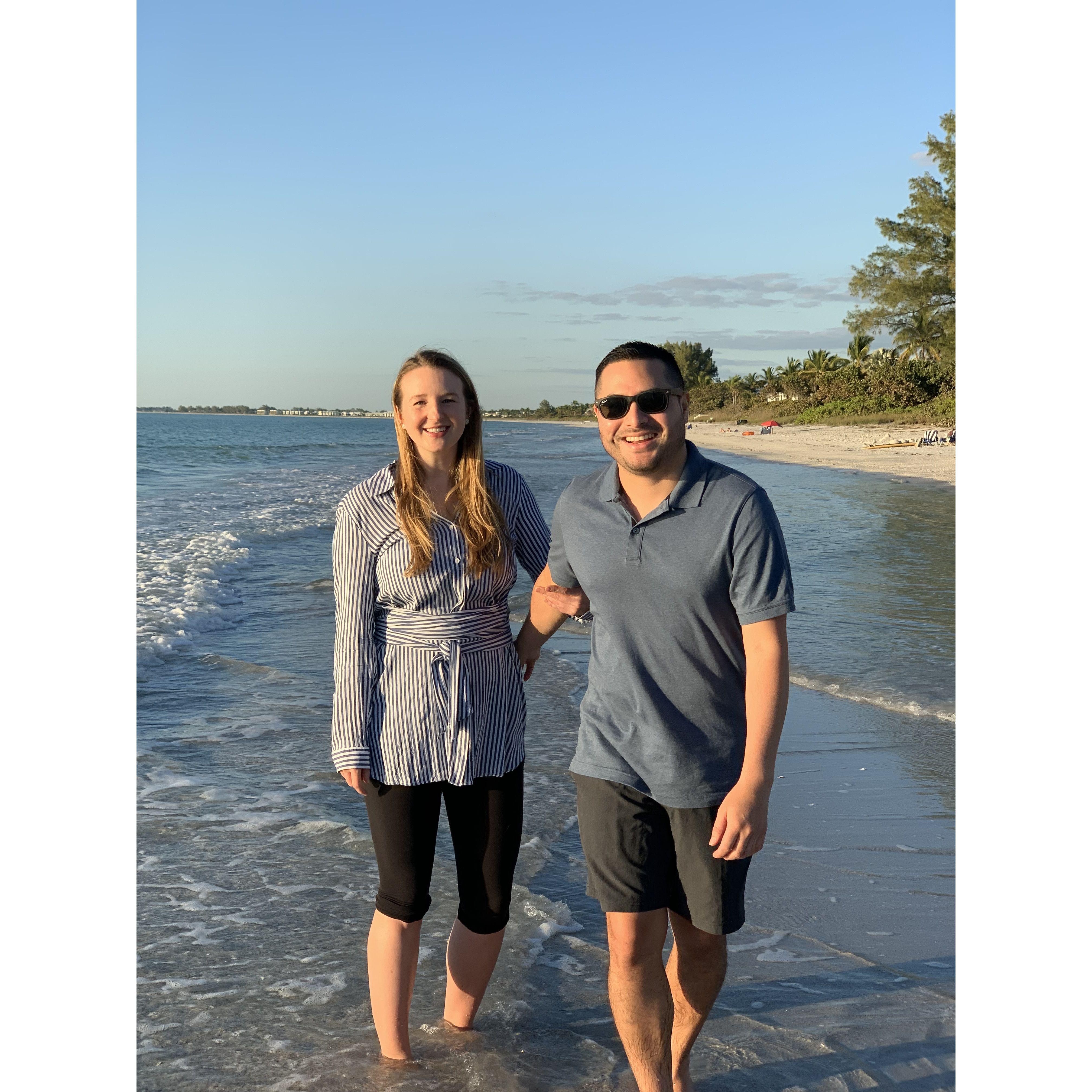 Visiting Ruth’s grandparents in Florida for Christmas 2021