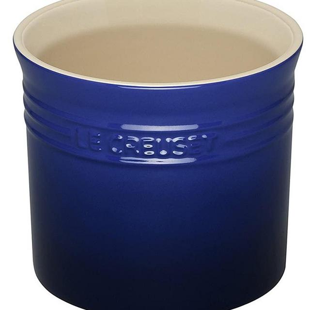 Le Creuset Stoneware Large 2-3/4-Quart Utensil Crock, Blue