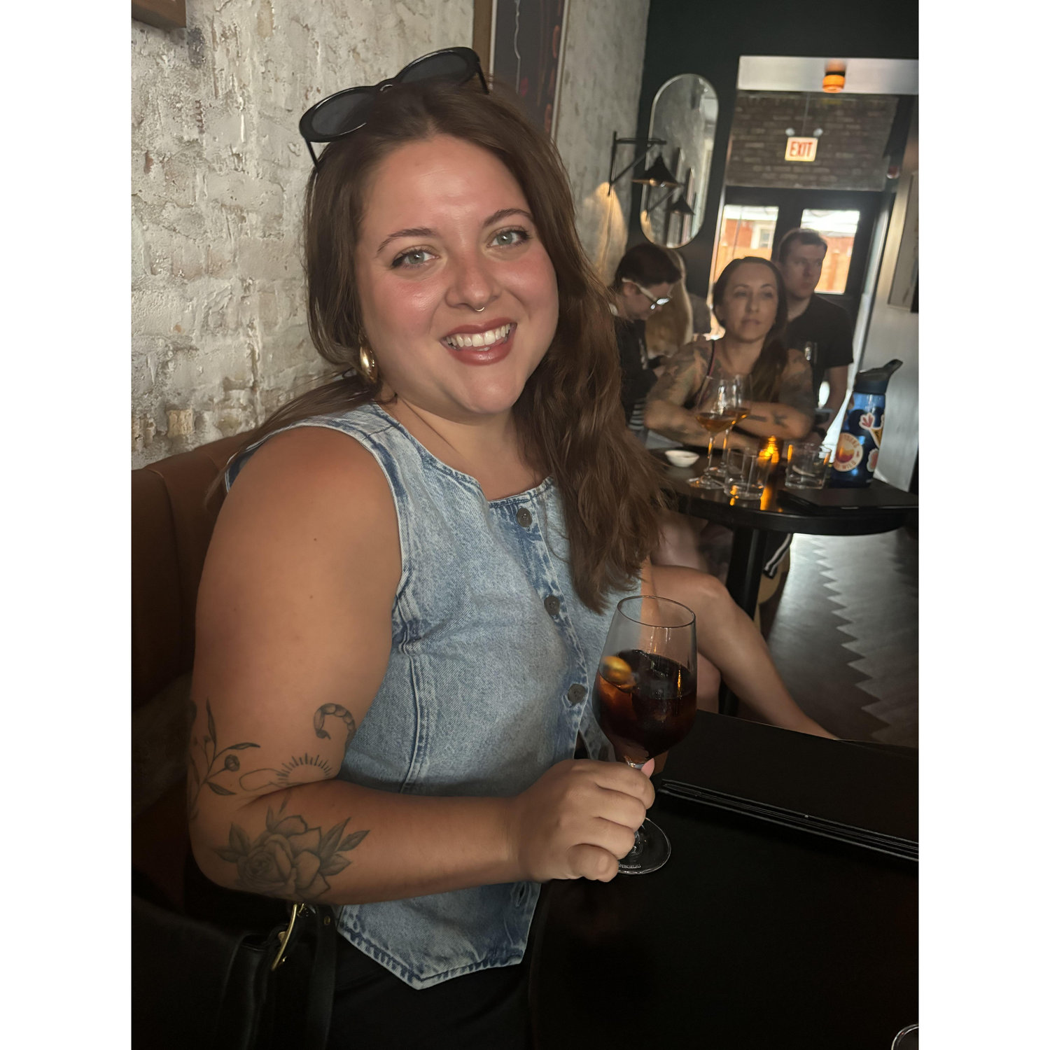 celebrating Brianna's new job