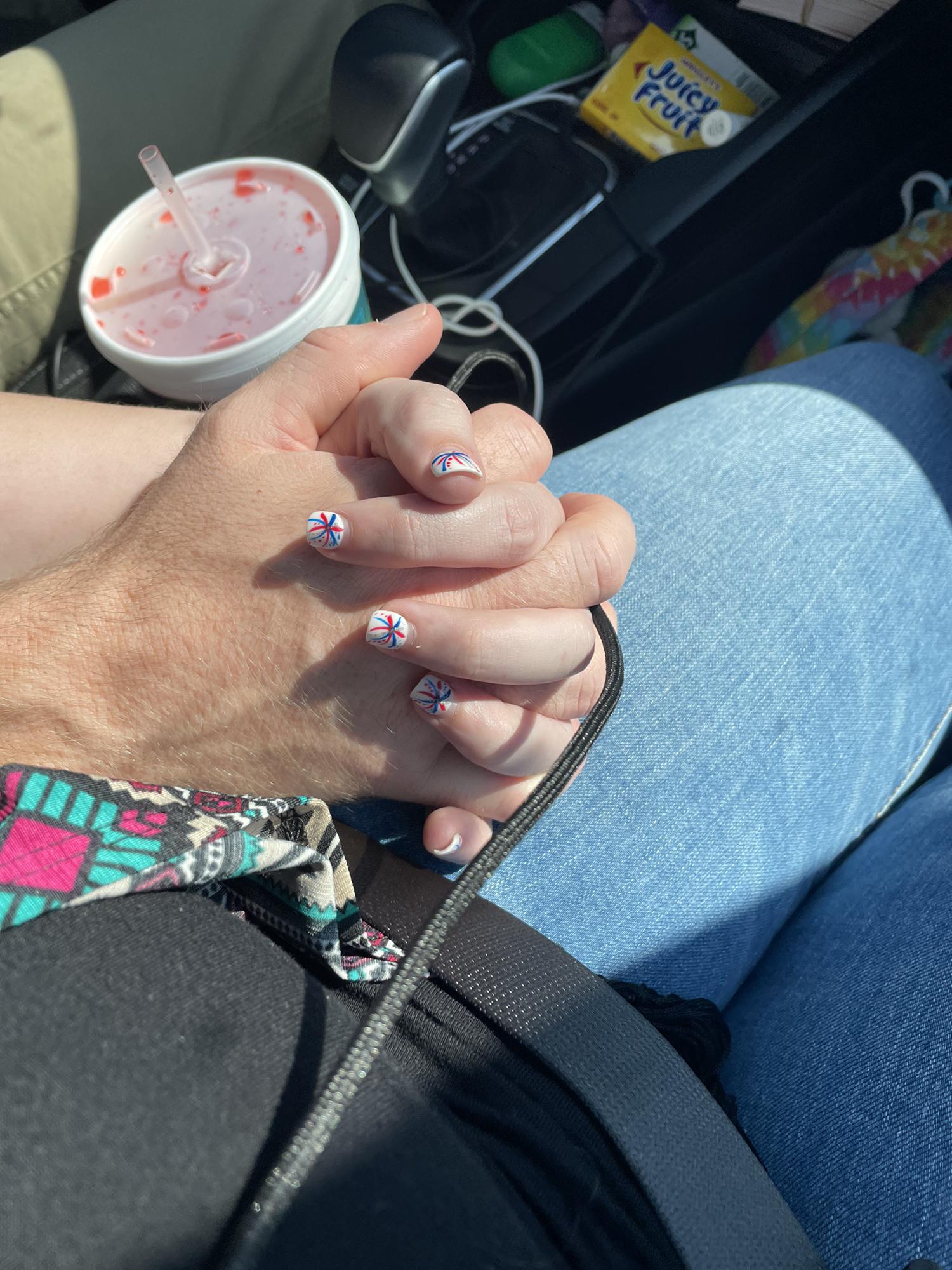 My hand fits perfectly in yours.