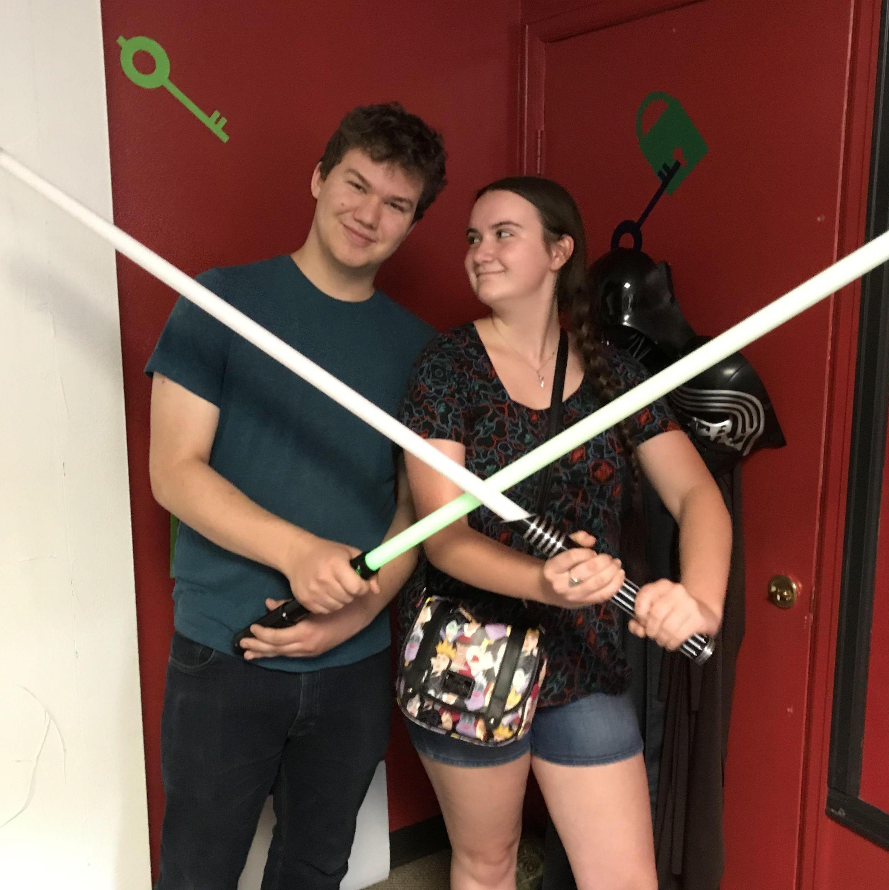 Taken right after finishing an escape room together