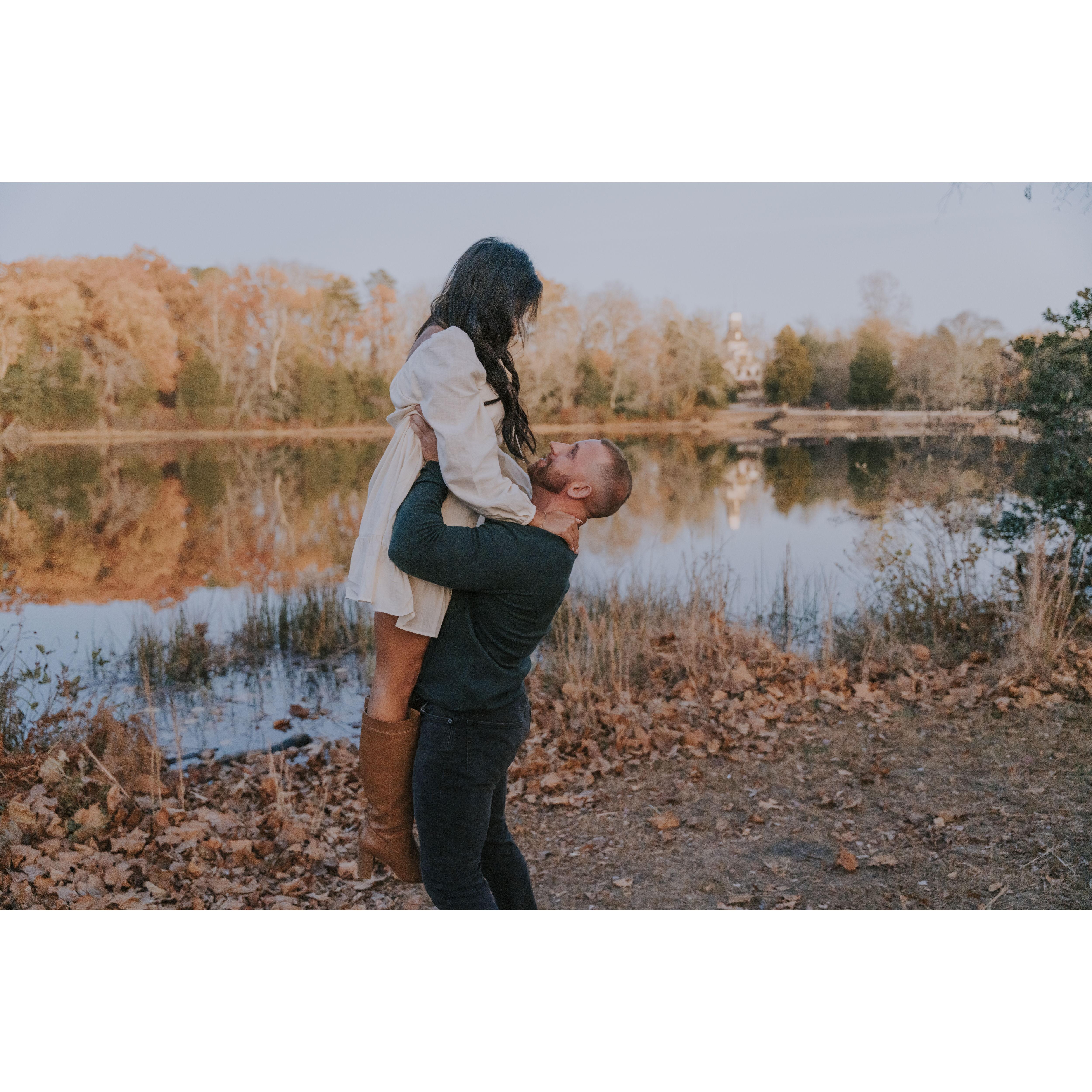 Reenactment of our first picture together as "officially" boyfriend and girlfriend from 2015