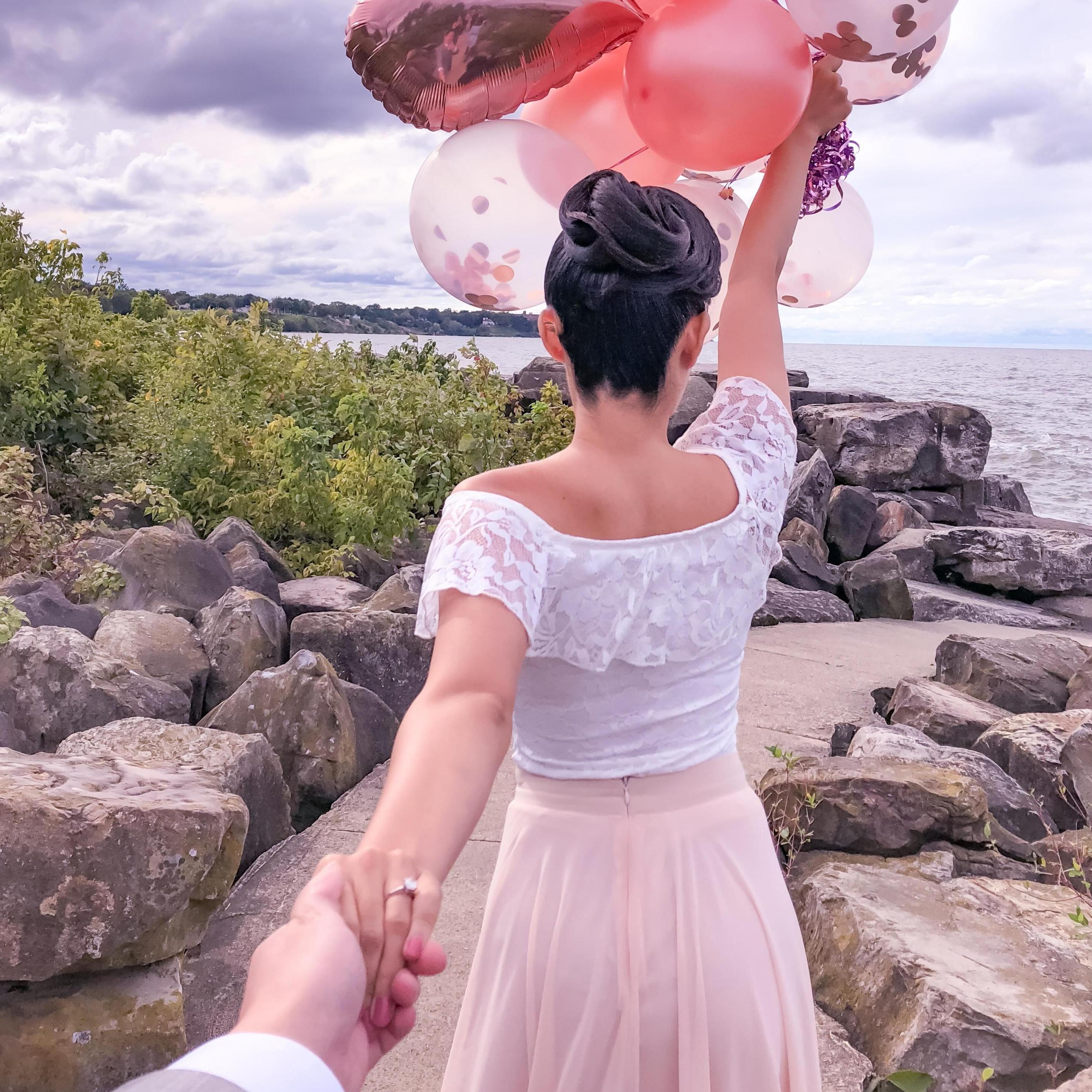 Followmeto our engagement at Edgewater Park in Cleveland, Ohio