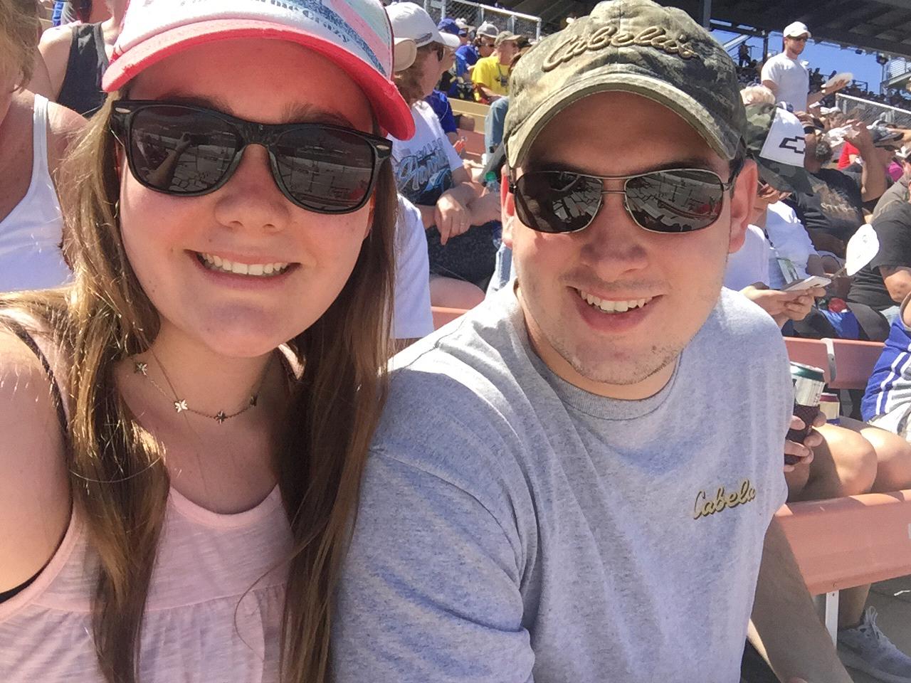 NASCAR race during a trip visiting Clay at college. "Winter" in Arizona 2017