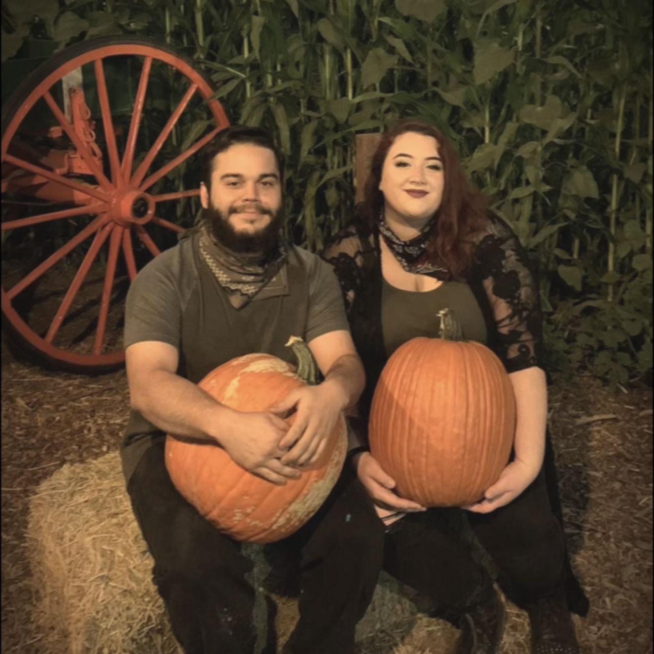 At the Live Oak Canyon Pumpkin Patch with some friends in 2020