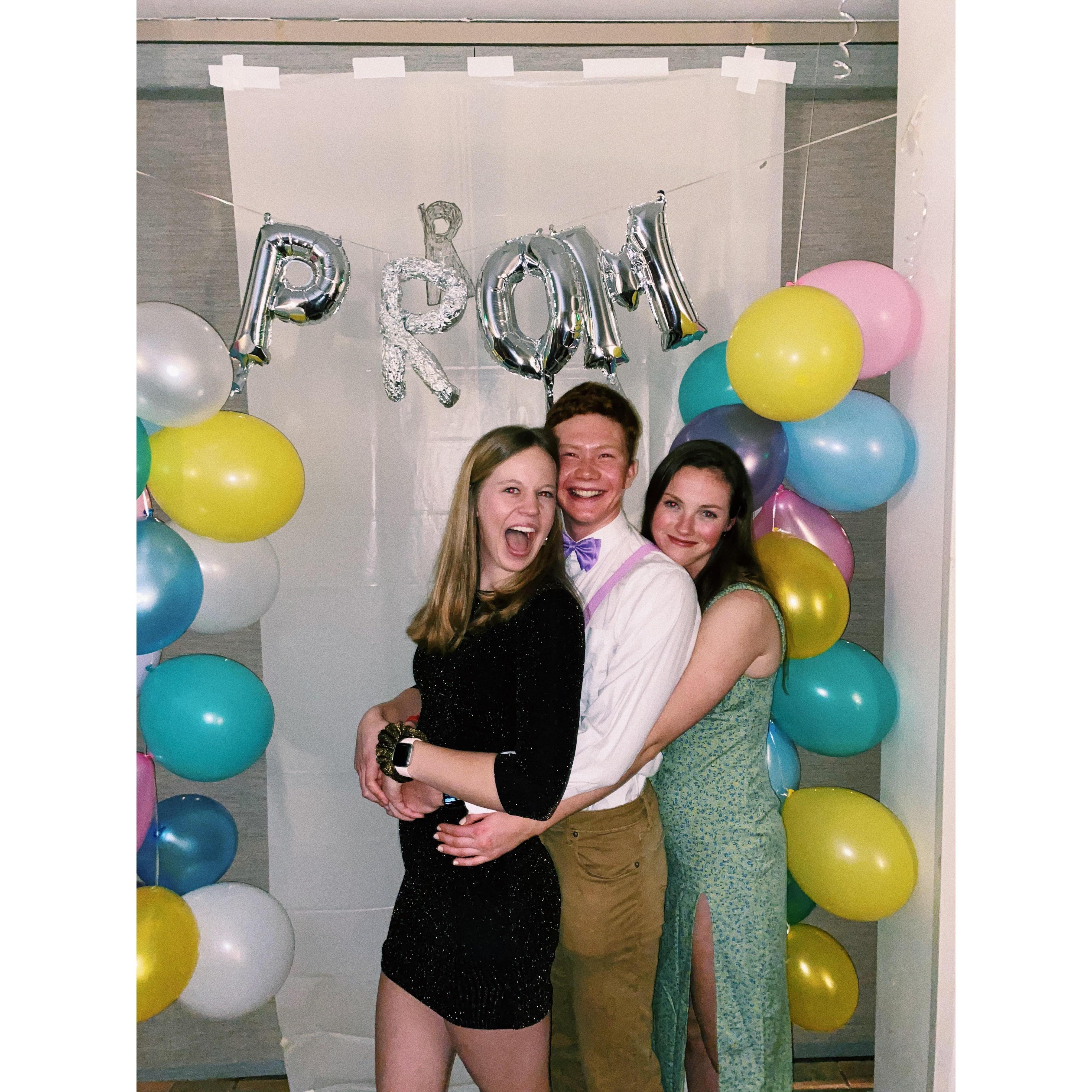 PROM together...and with Sidney:))