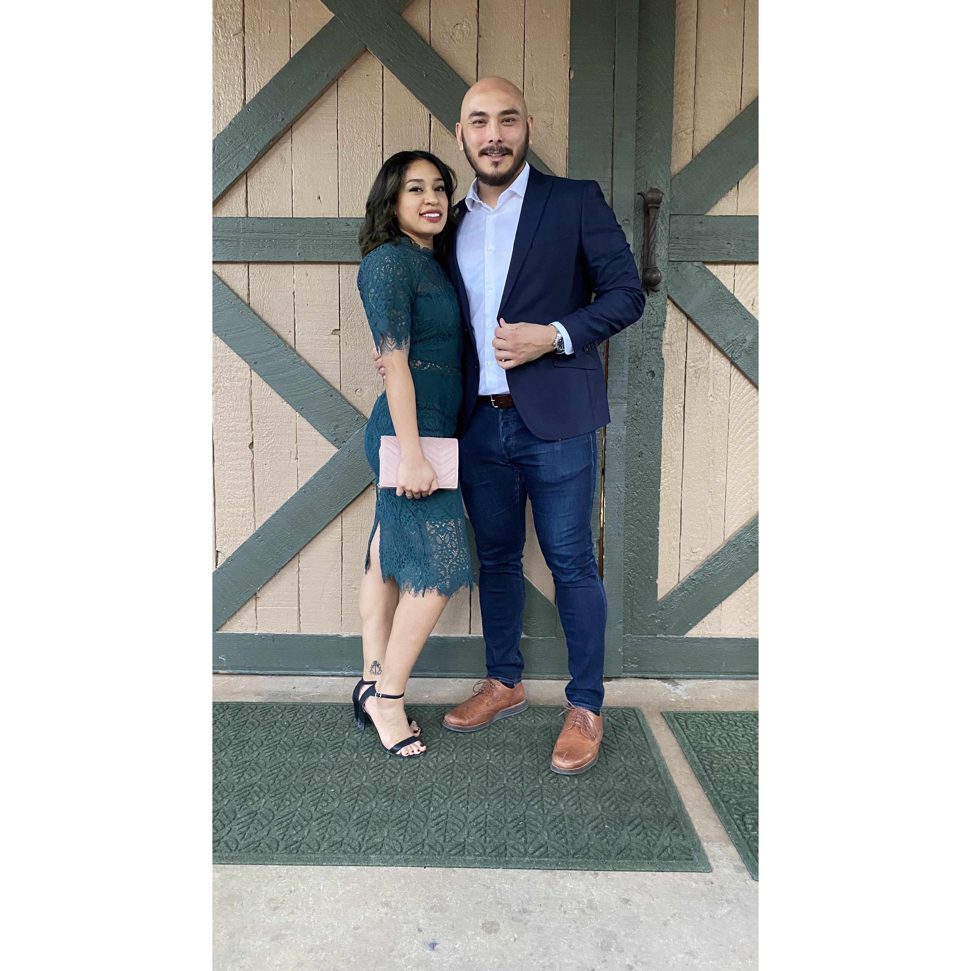 Zach's wedding. Quinea had a feeling she was pregnant on this trip :)