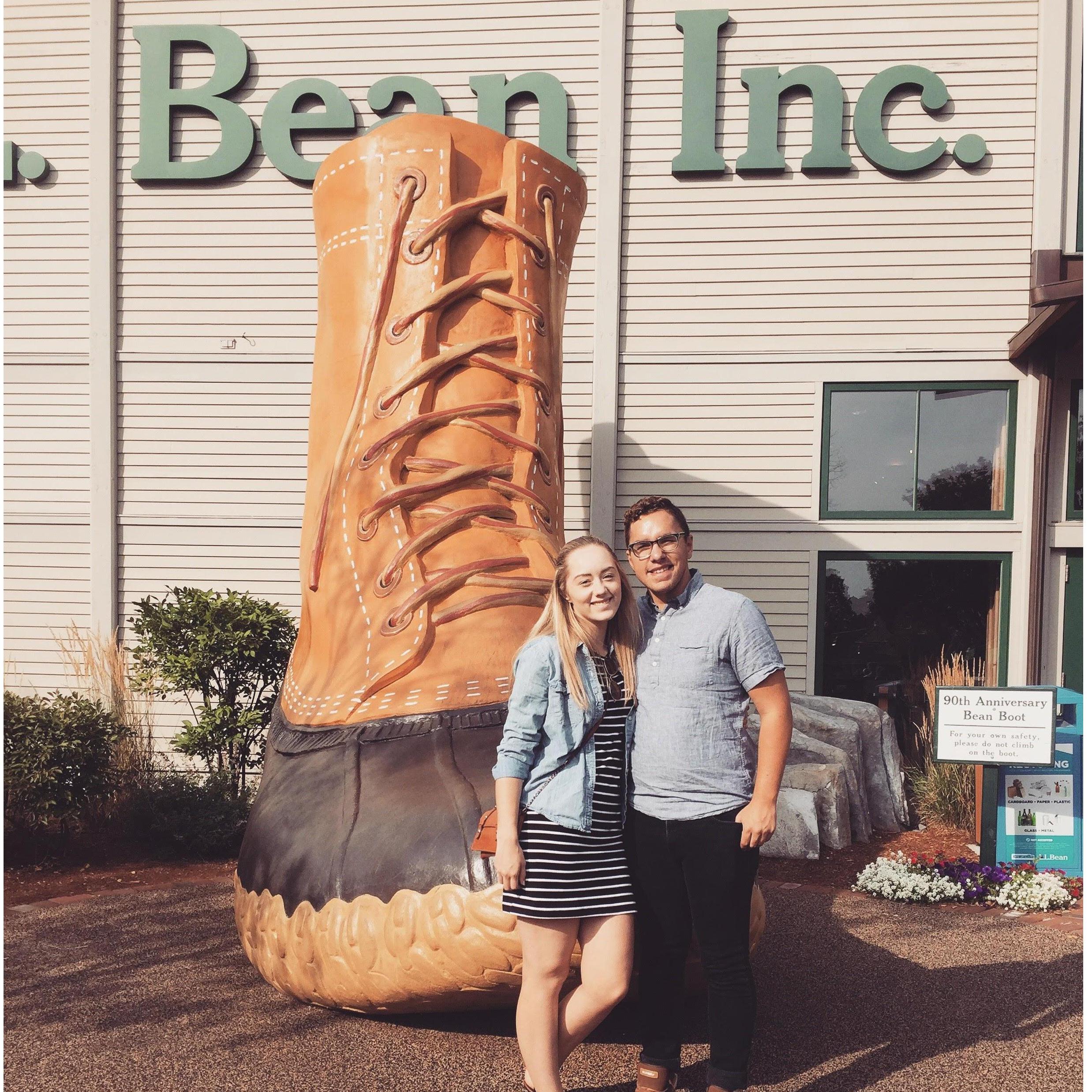 The next time we'd visit the L.L Bean store would be a few winters later, when Johanna begged Sam to drive her to see the reindeer at Christmas time. He did, and it was just perfect.