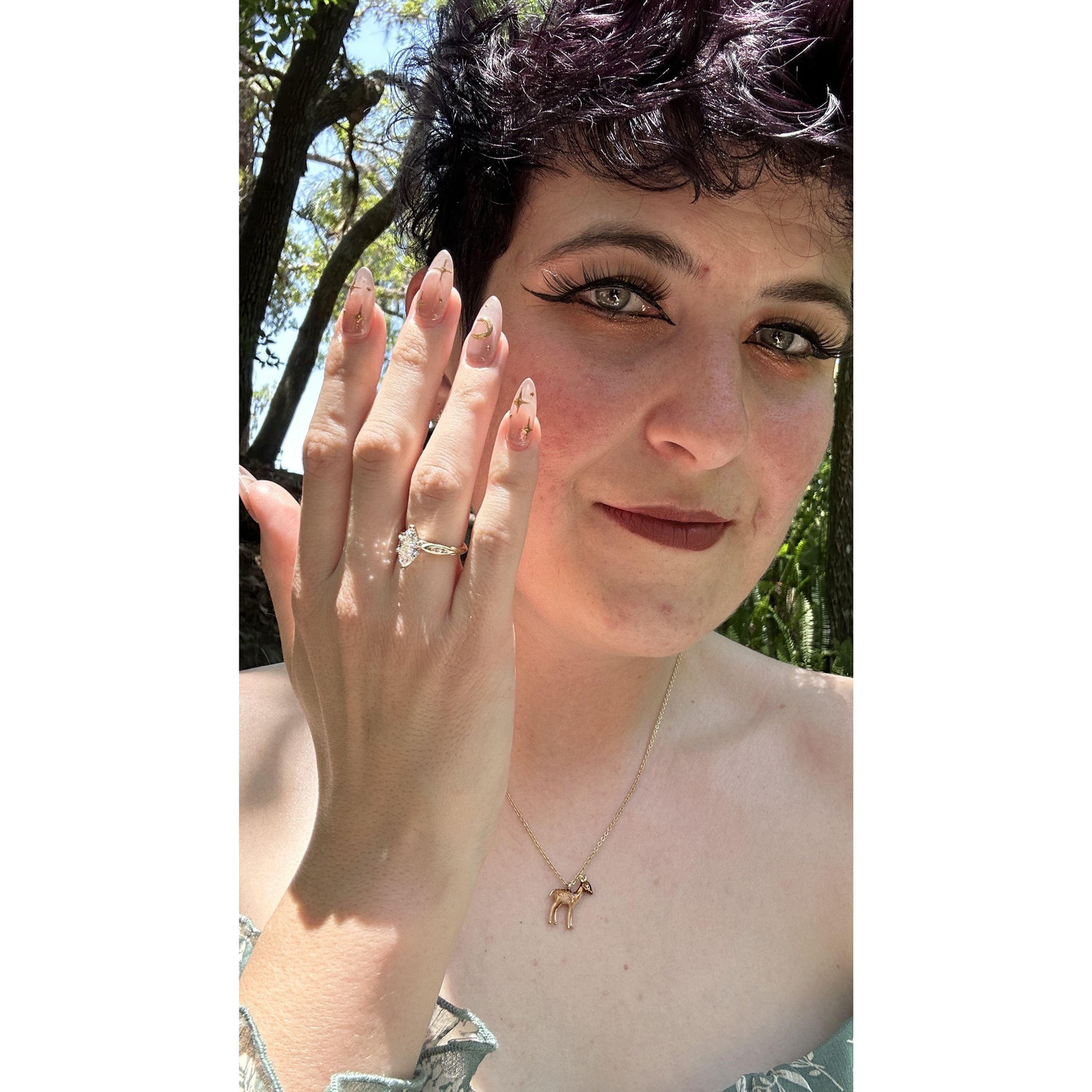 The moment we got engaged! 2025