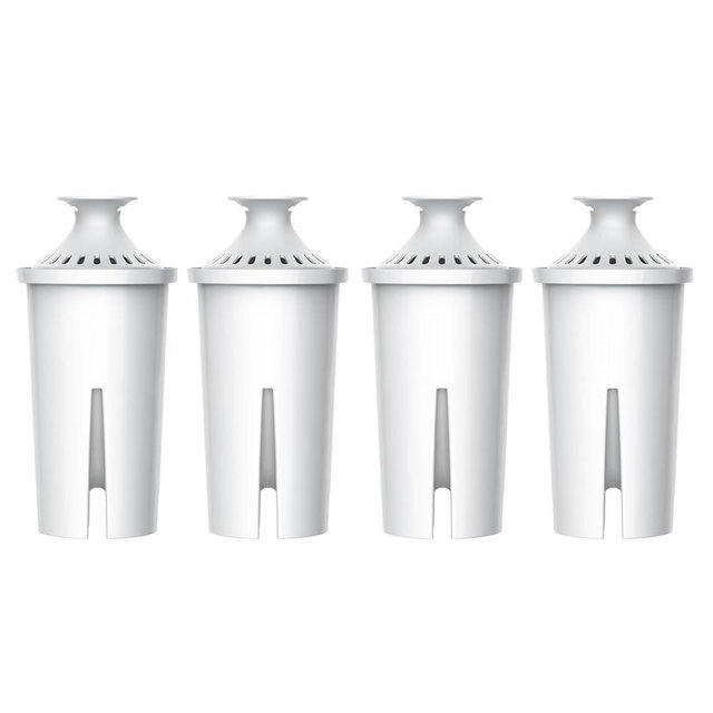 AQUA CREST Replacement for Brita® Water Filter, Pitchers and Dispensers, Classic OB03, Mavea® 107007, and More, NSF Certified Pitcher Water Filter, 4 Count