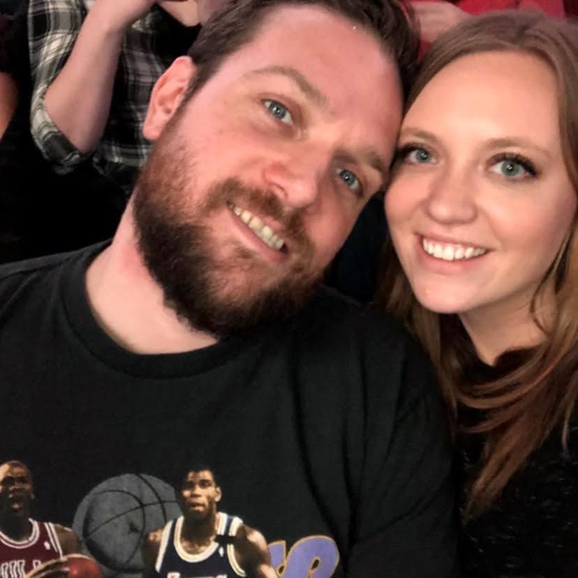 Sara's first bulls game