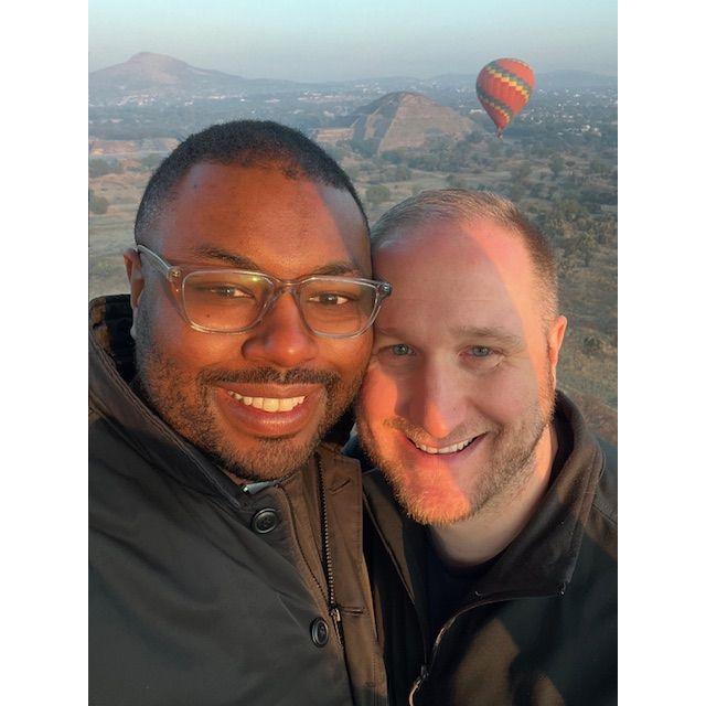Andy's & Corey's 1st trip together was Mexico City. On this trip we were able to experience riding in a hot air balloon for the 1st time.