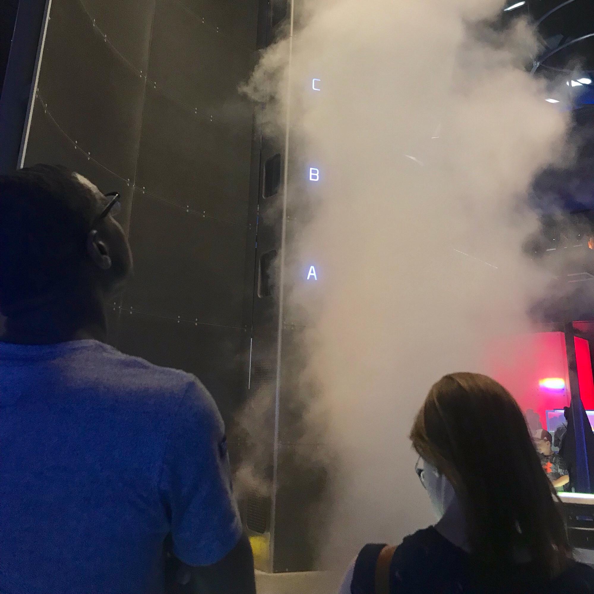 The tornado at the Museum of Science and Industry