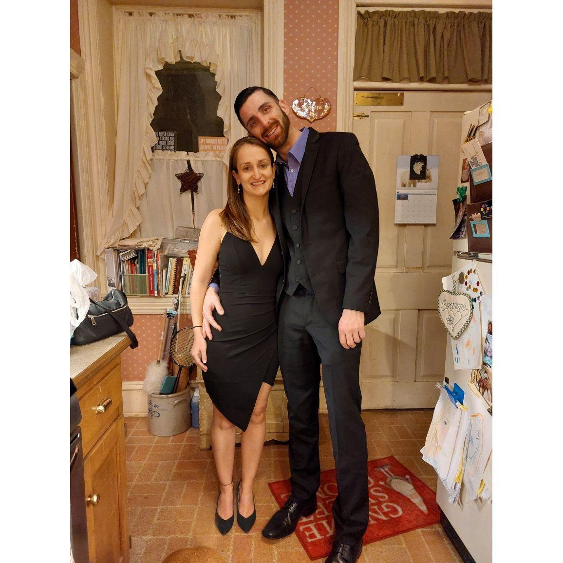 Date night in Lancaster. We were feeling fancy!