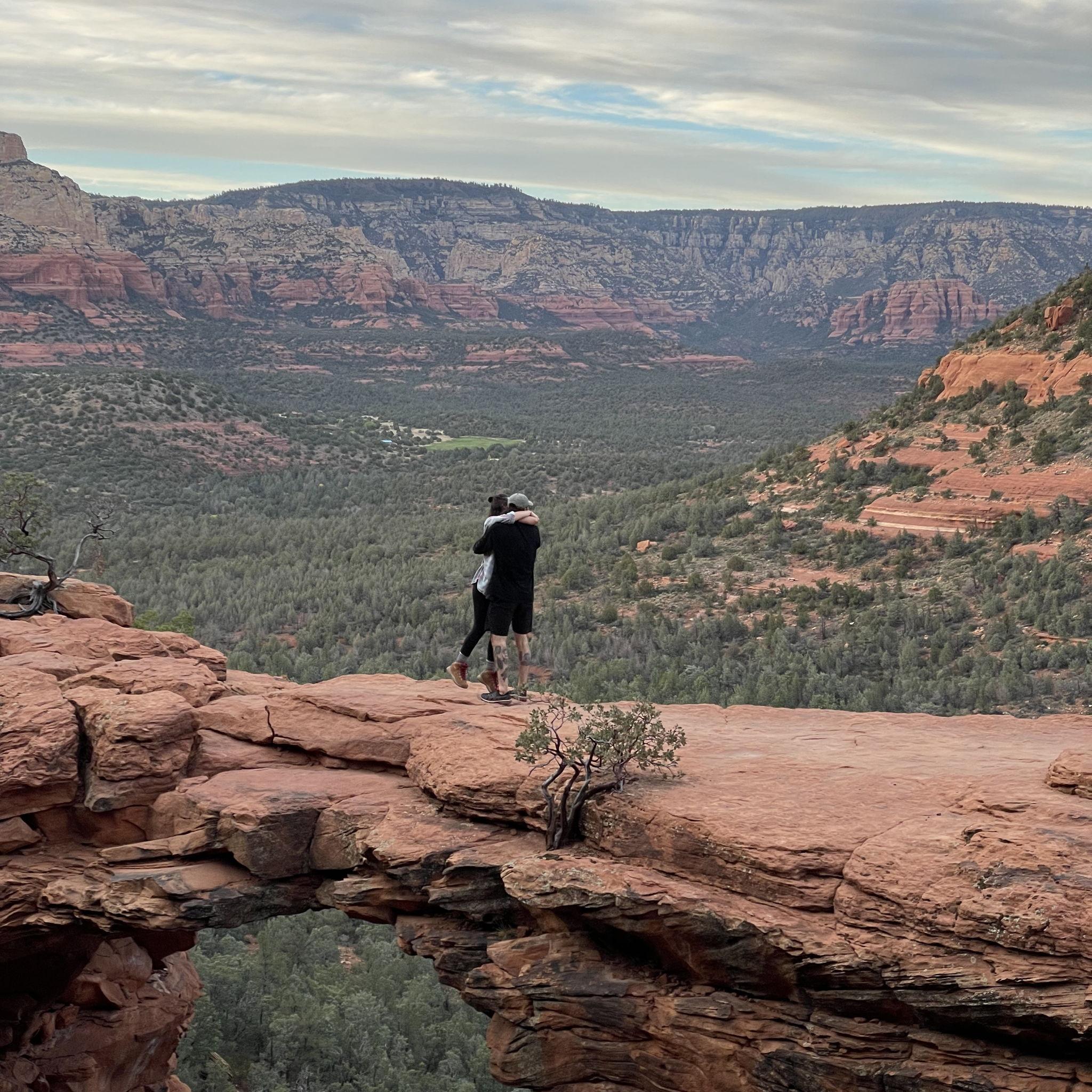 Devils Bridge, AZ. 2021. First trip as a couple.