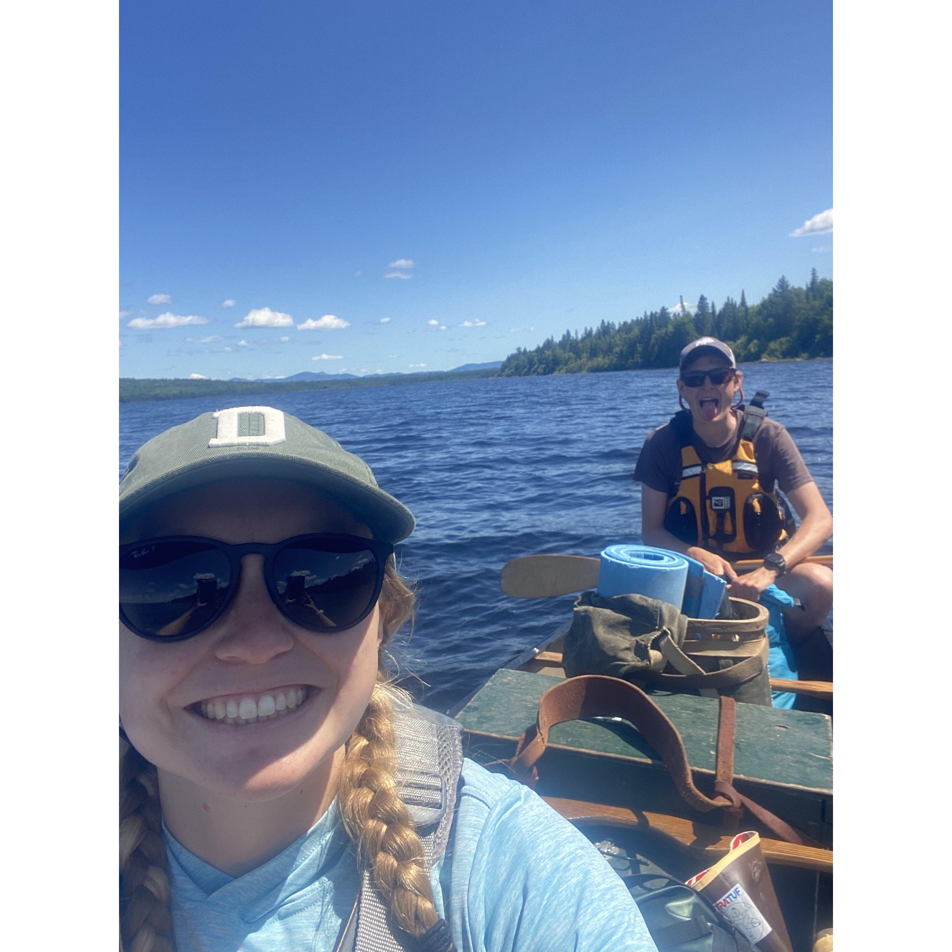 Canoeing on the Allagash River