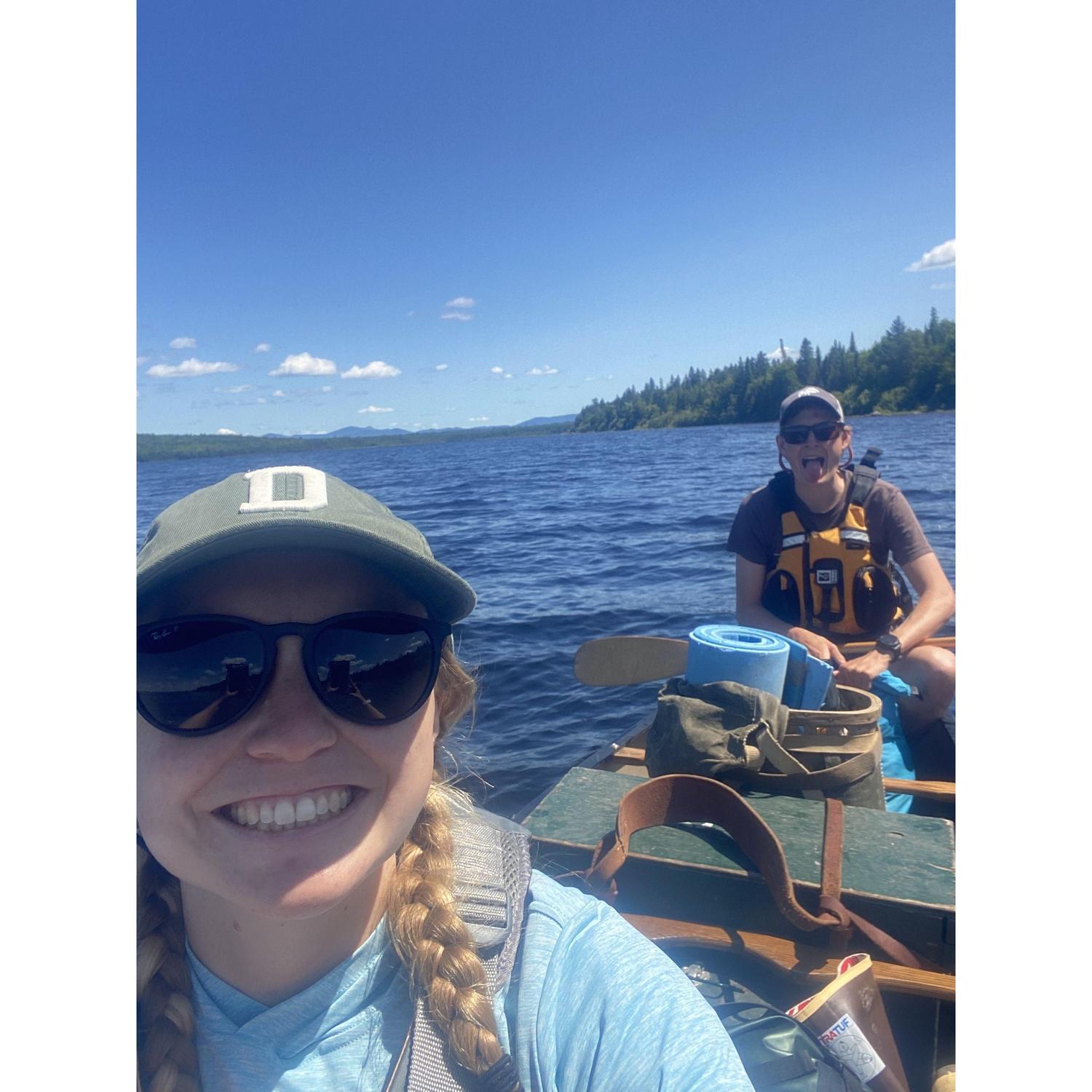 Canoeing on the Allagash River