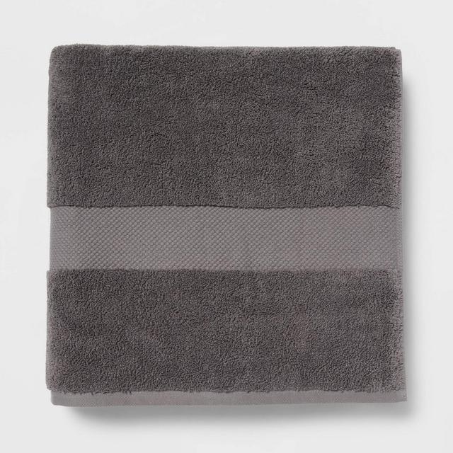 Performance Plus Oversized Bath Towel Dark Gray - Threshold™