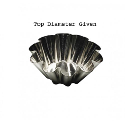 Gobel Heavy-Tinned-Steel Fluted Brioche Mold, 3-1/2" Diameter