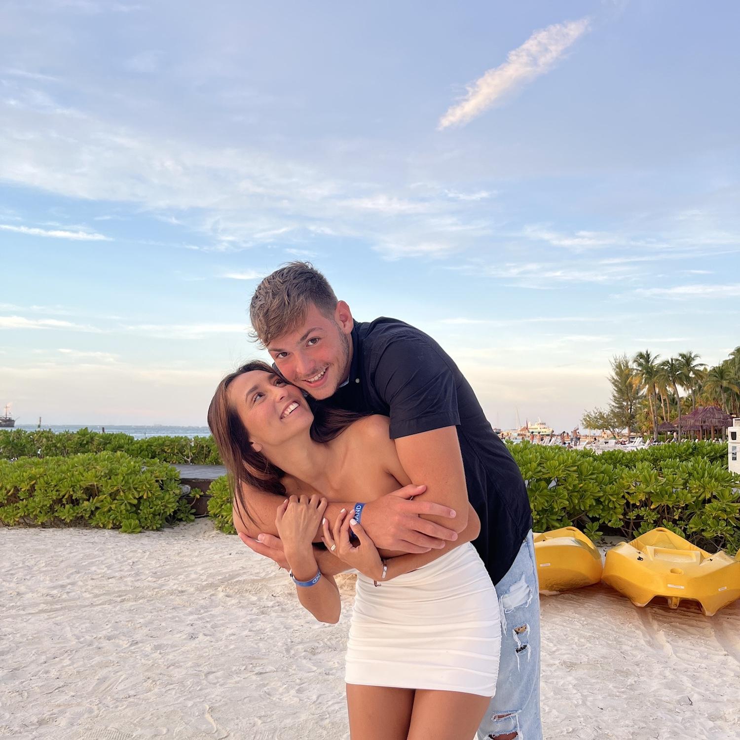 Our first out of the country vacation together.