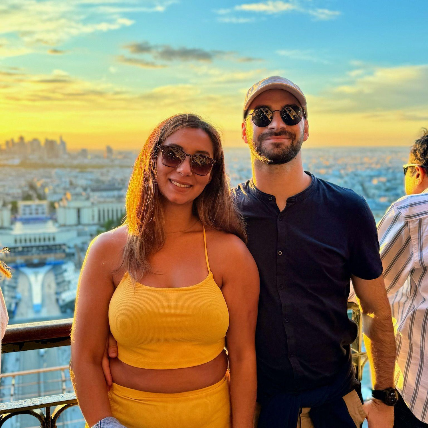 On top of the Eiffel Tower