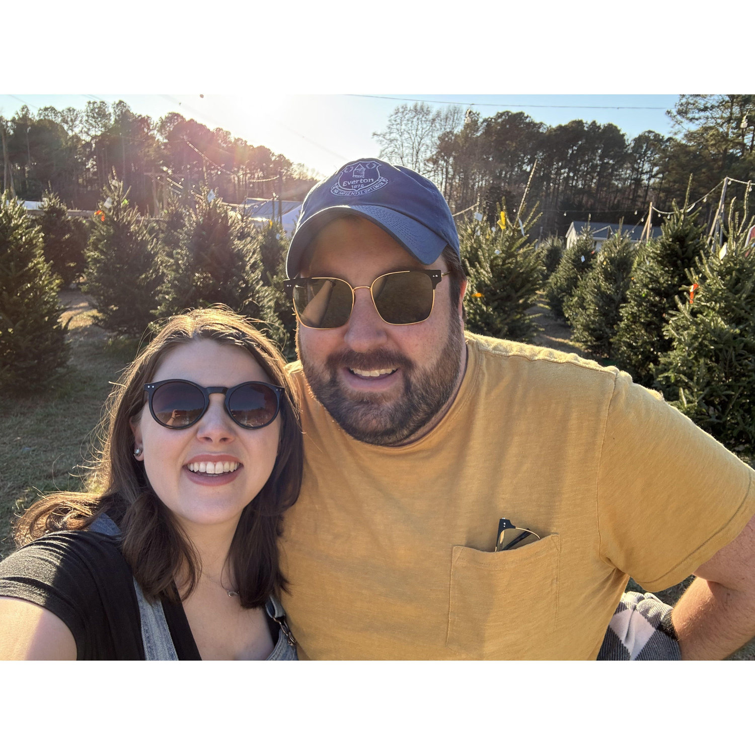 Picking out our first Christmas Tree