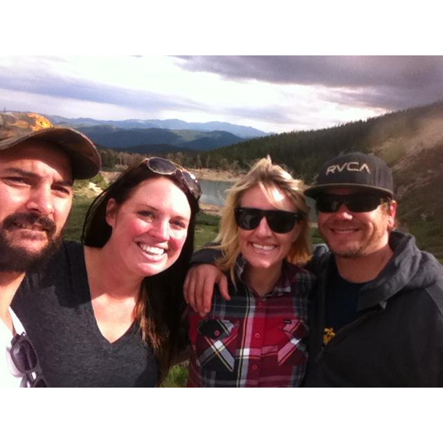 Hiking Saint Mary's Glacier in Colorado with Kat and Skylar