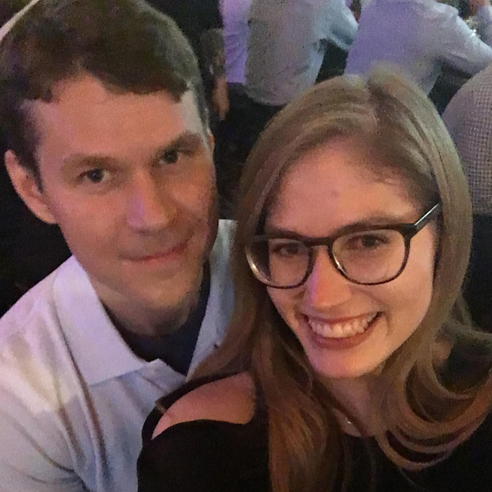 A picture of us at Stumble Inn where we met!