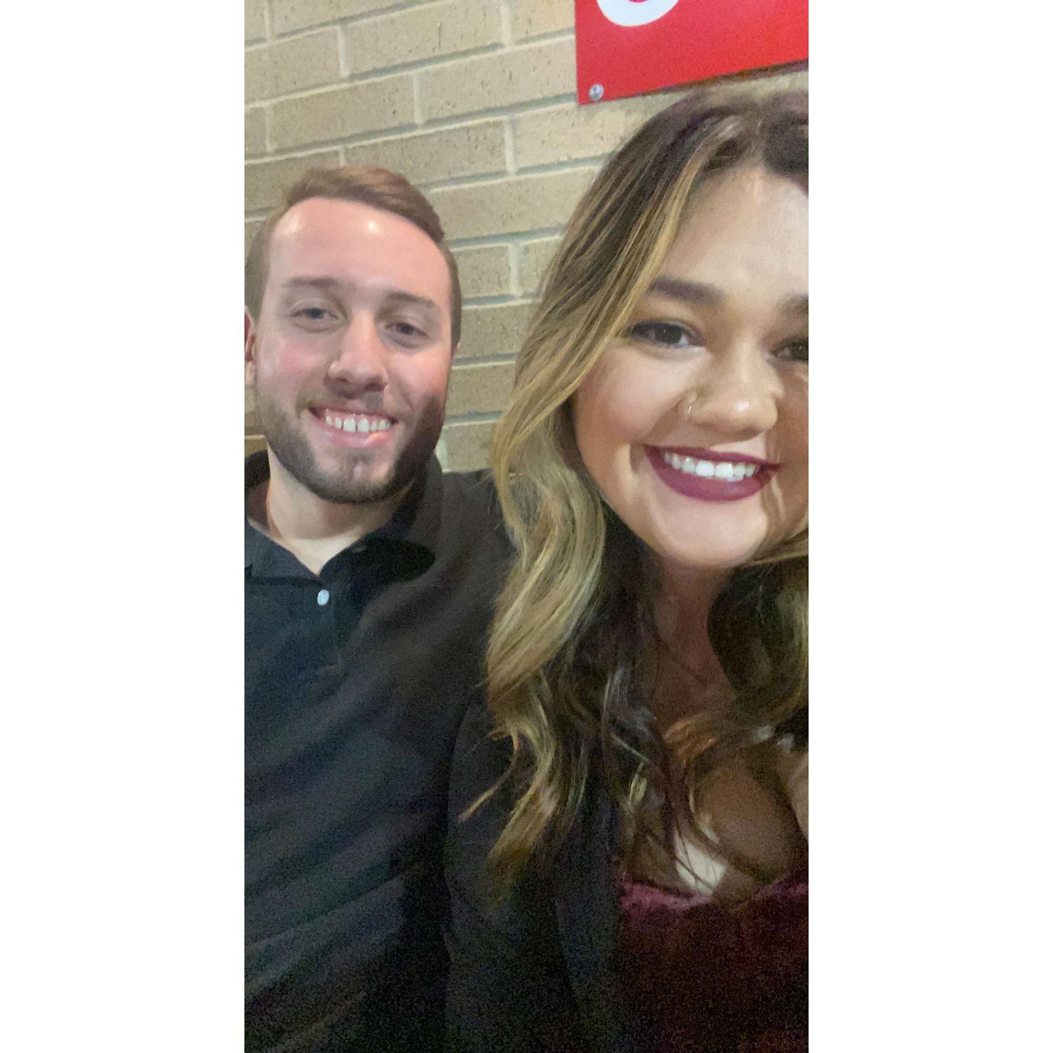 February 2022, College Station, Texas. Our first Valentine's Day. Nate would ask Bekkah to be his girlfriend just 5 days later.
