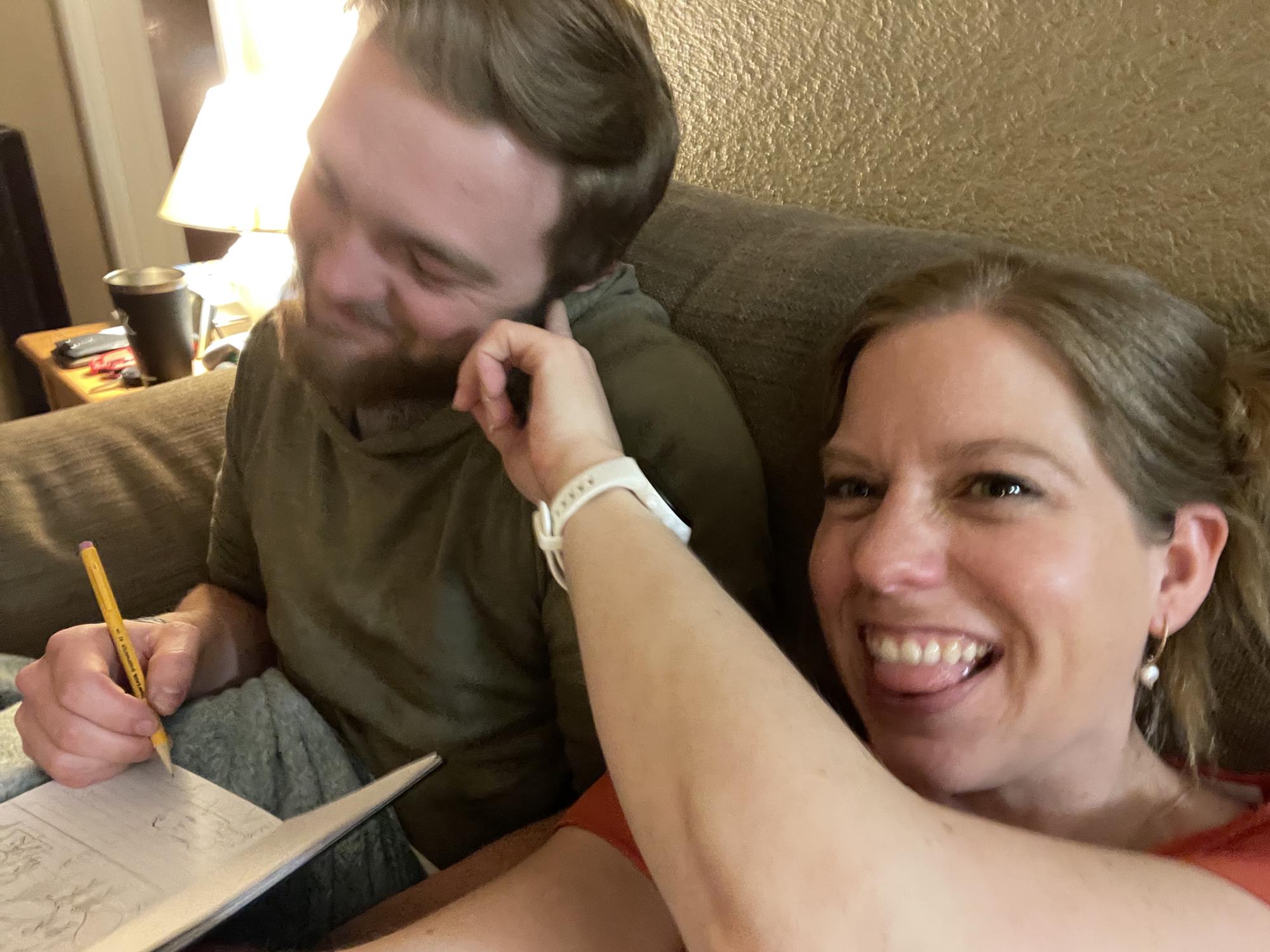 What’s a relationship without a wet willie or two?😉