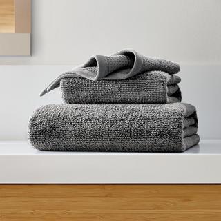 Waffle Terry Organic 3-Piece Bath Towel Set