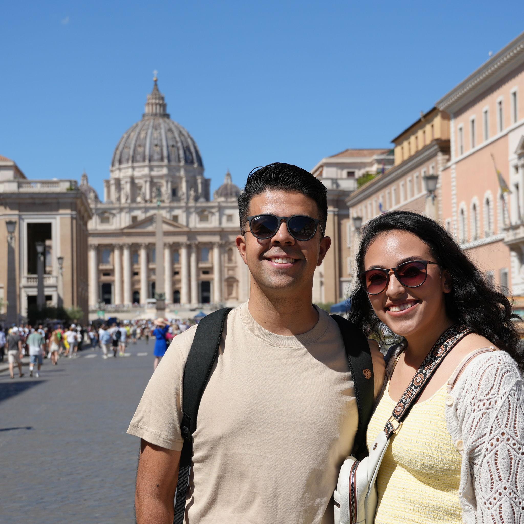 First day at the Vatican