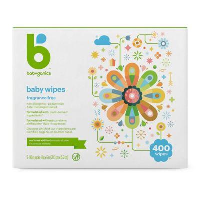 Babyganics® Fragrance-Free 400-Count Baby Wipes
