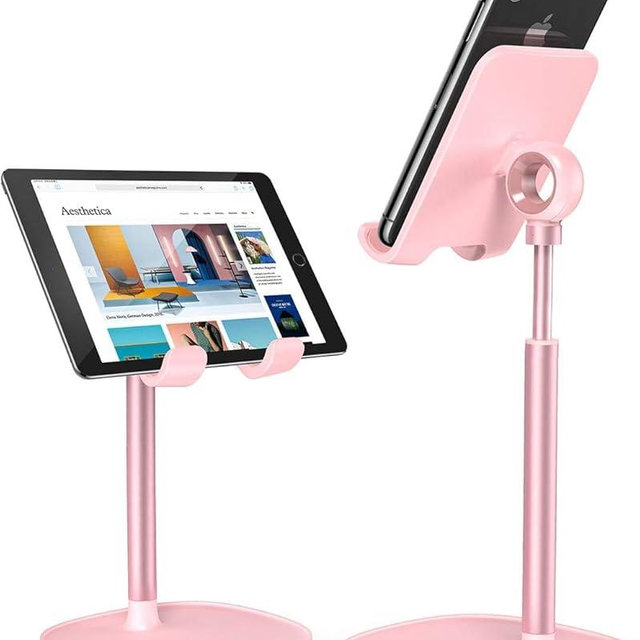 LISEN Pink Kitchen Accessories Dorm Room Essentials for Girls College Dorm Decor Kawaii Desk Accessories for Women, Vanity Decor Accessories Pink Office Supplies Women Cute Desk Accessories
