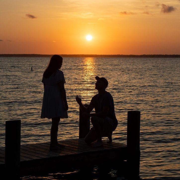 June 22nd 2025, Emerald Isle, NC: The day Clay asked Laura to marry him <3!