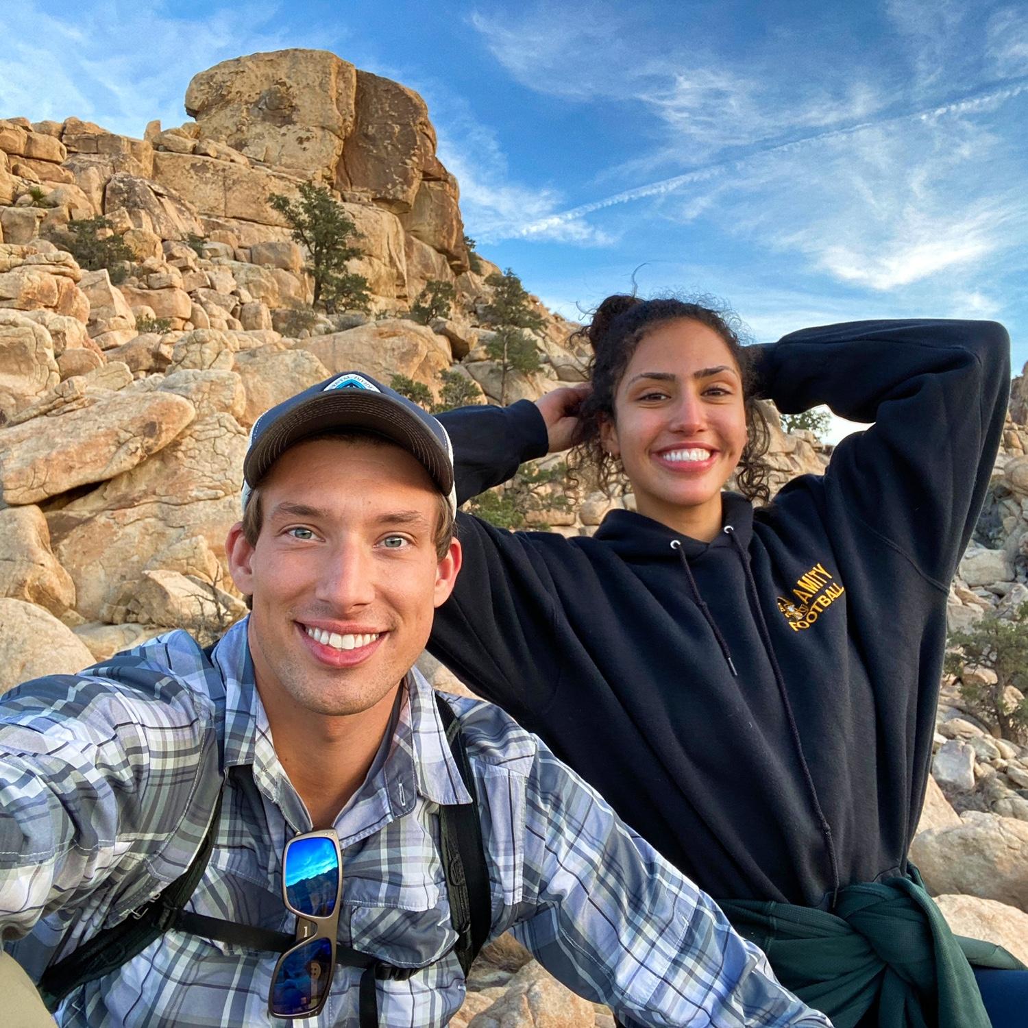 Our first camping trip together celebrating Joe’s 30th birthday