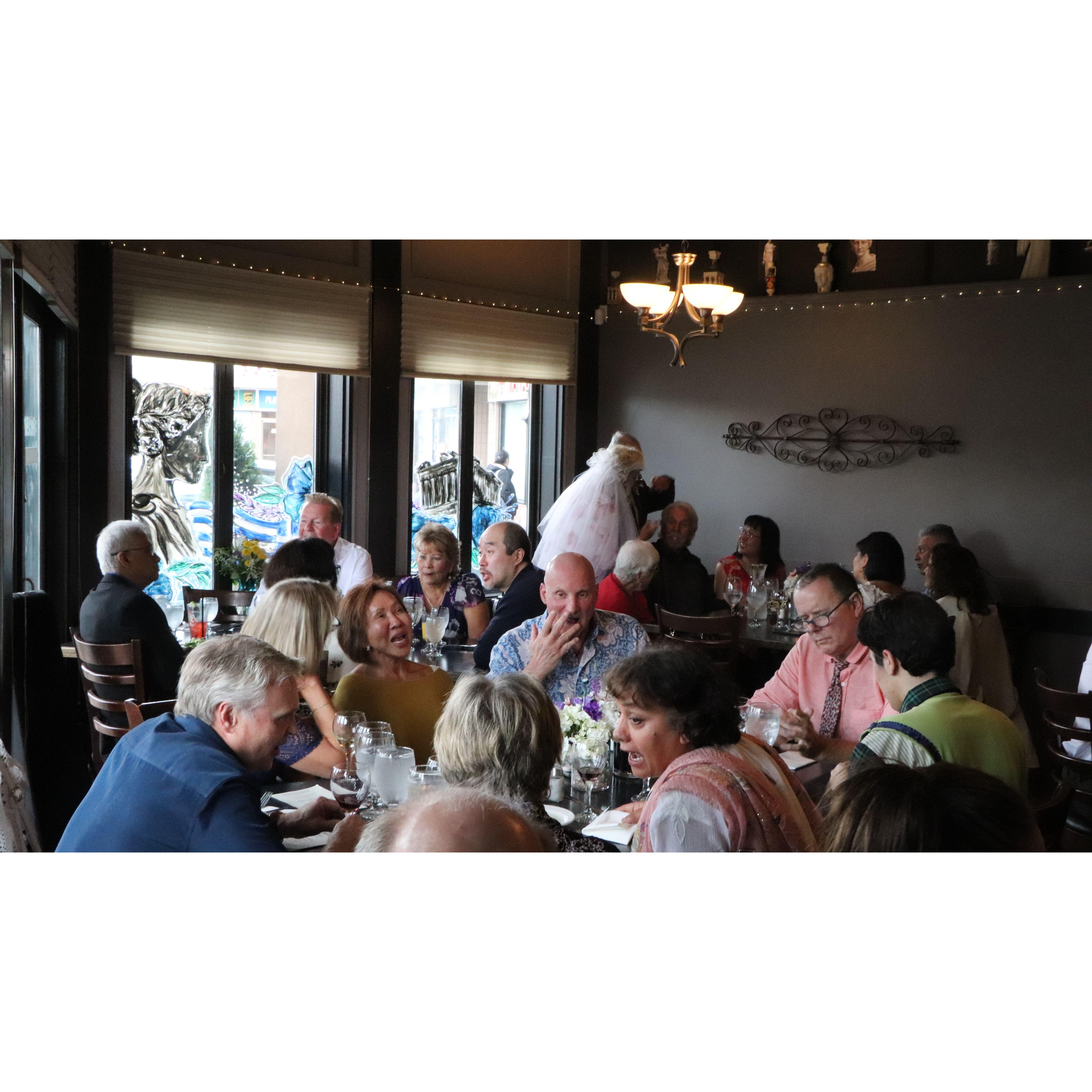 Good food, good times.