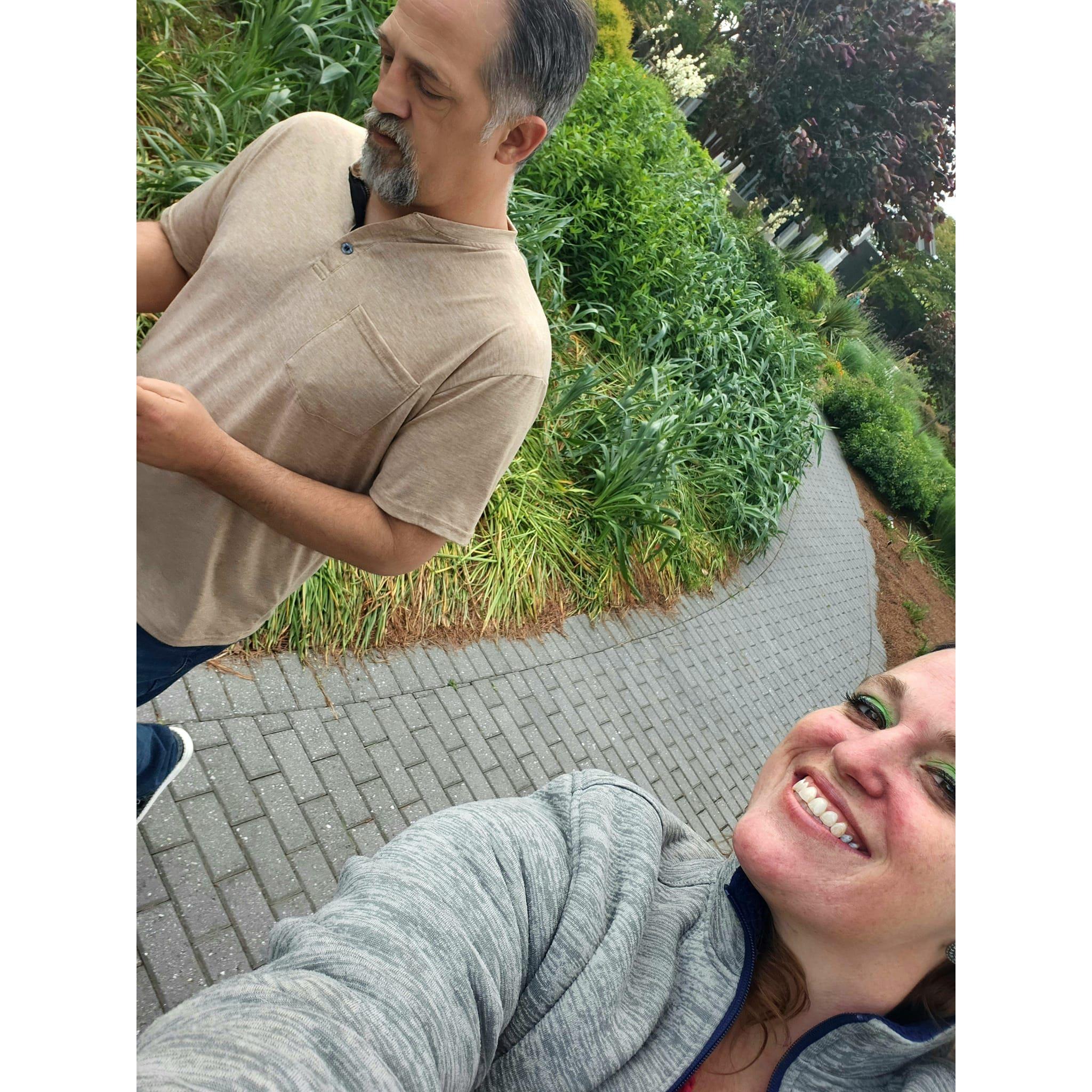 Our first big date. Fun fact: learned James LOVES maps.