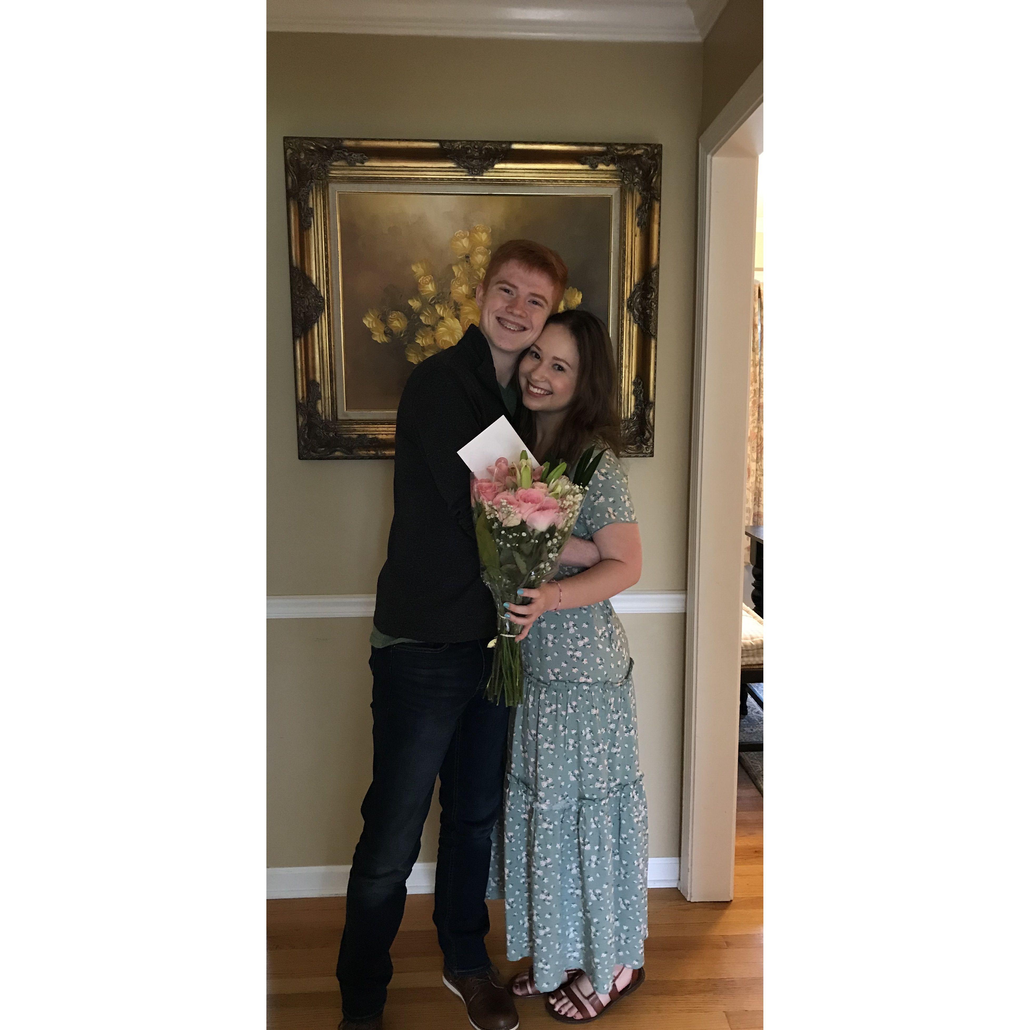 Our first dating anniversary